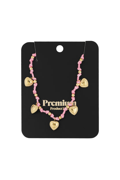 Cozy hearts necklace