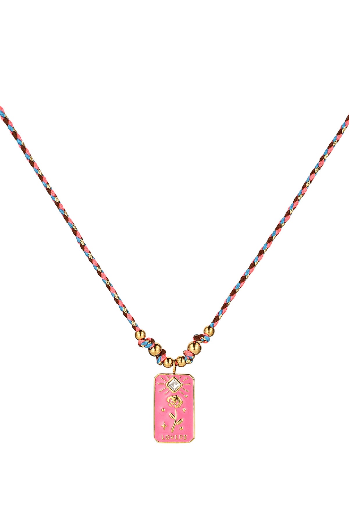 Necklace roses & roll