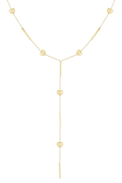 simple heart necklace