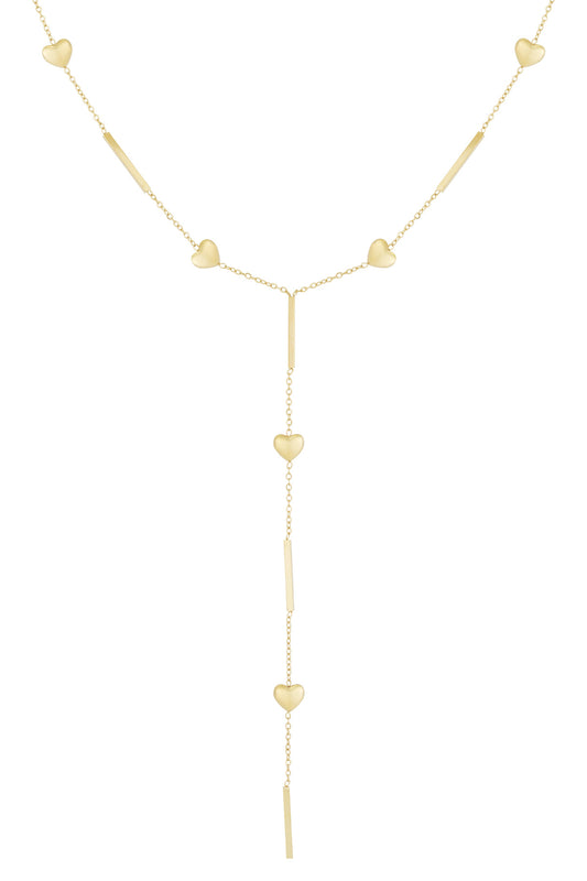 simple heart necklace