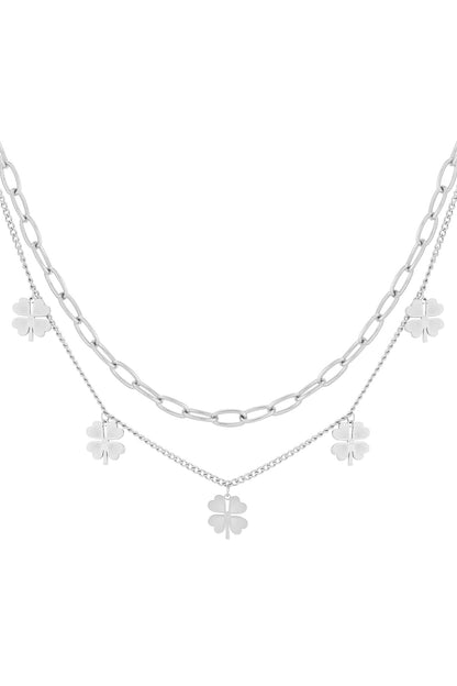 layered luck necklace