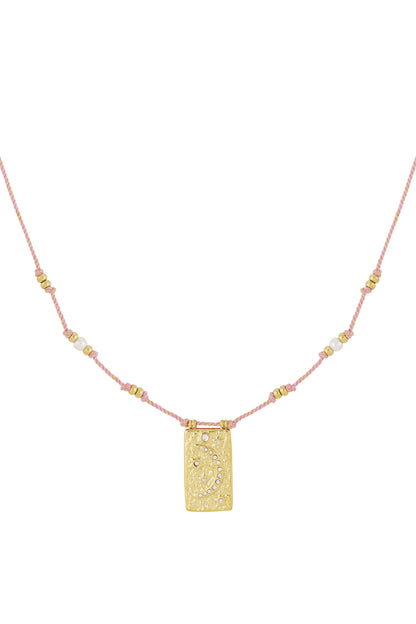moony necklace - orange &