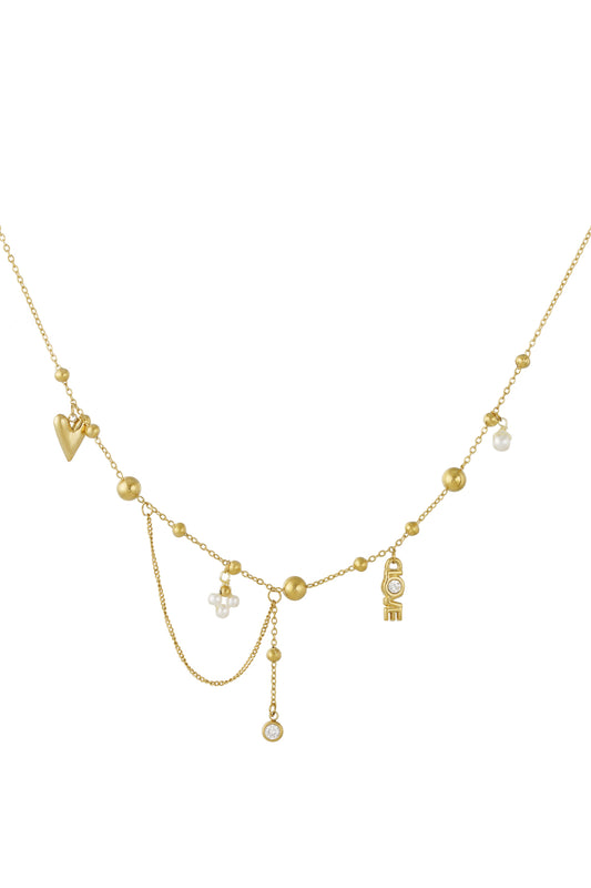 connected love necklace