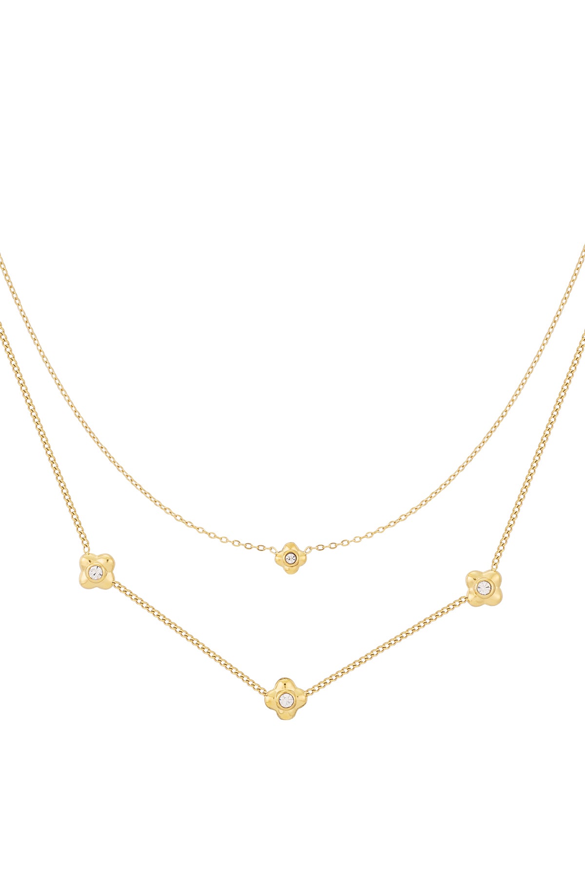 flowery necklace