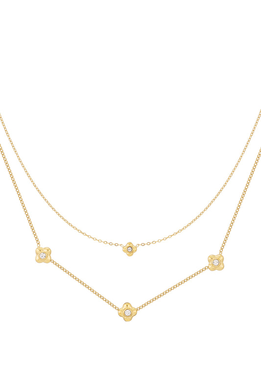 flowery necklace