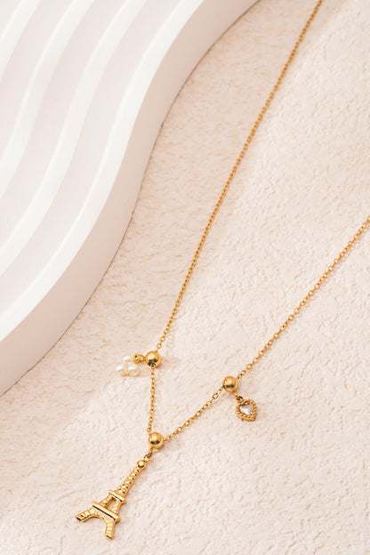 Eiffel tower necklace