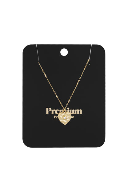 true heart necklace