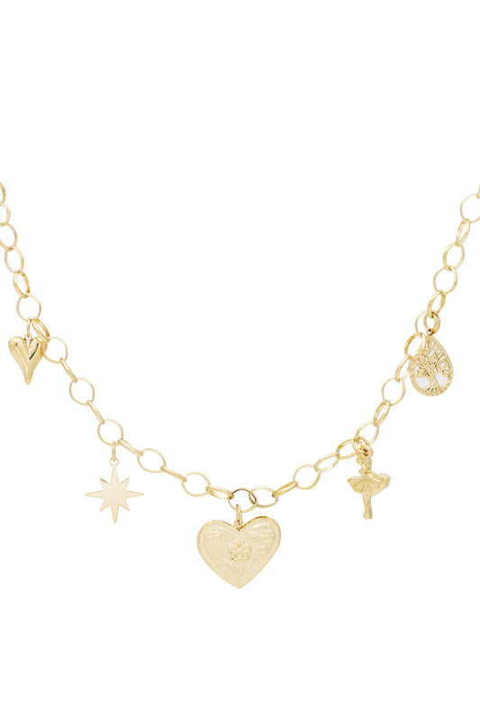 heartfelt sparkle necklace