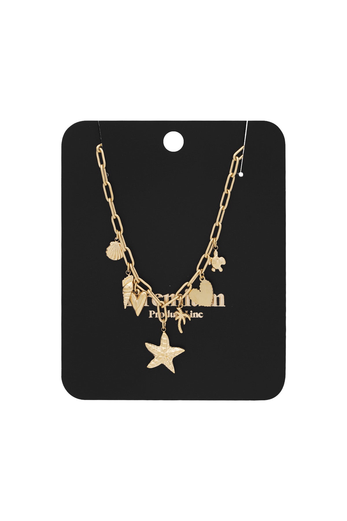 beach babe charm necklace