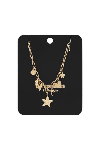 beach babe charm necklace