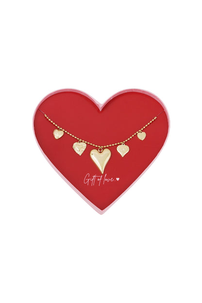gift of love stainless steel loved necklace