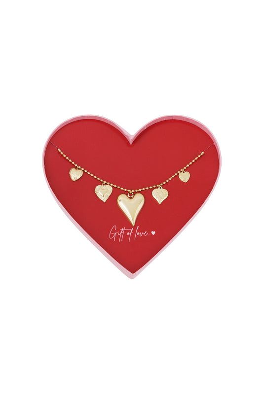 gift of love stainless steel loved necklace