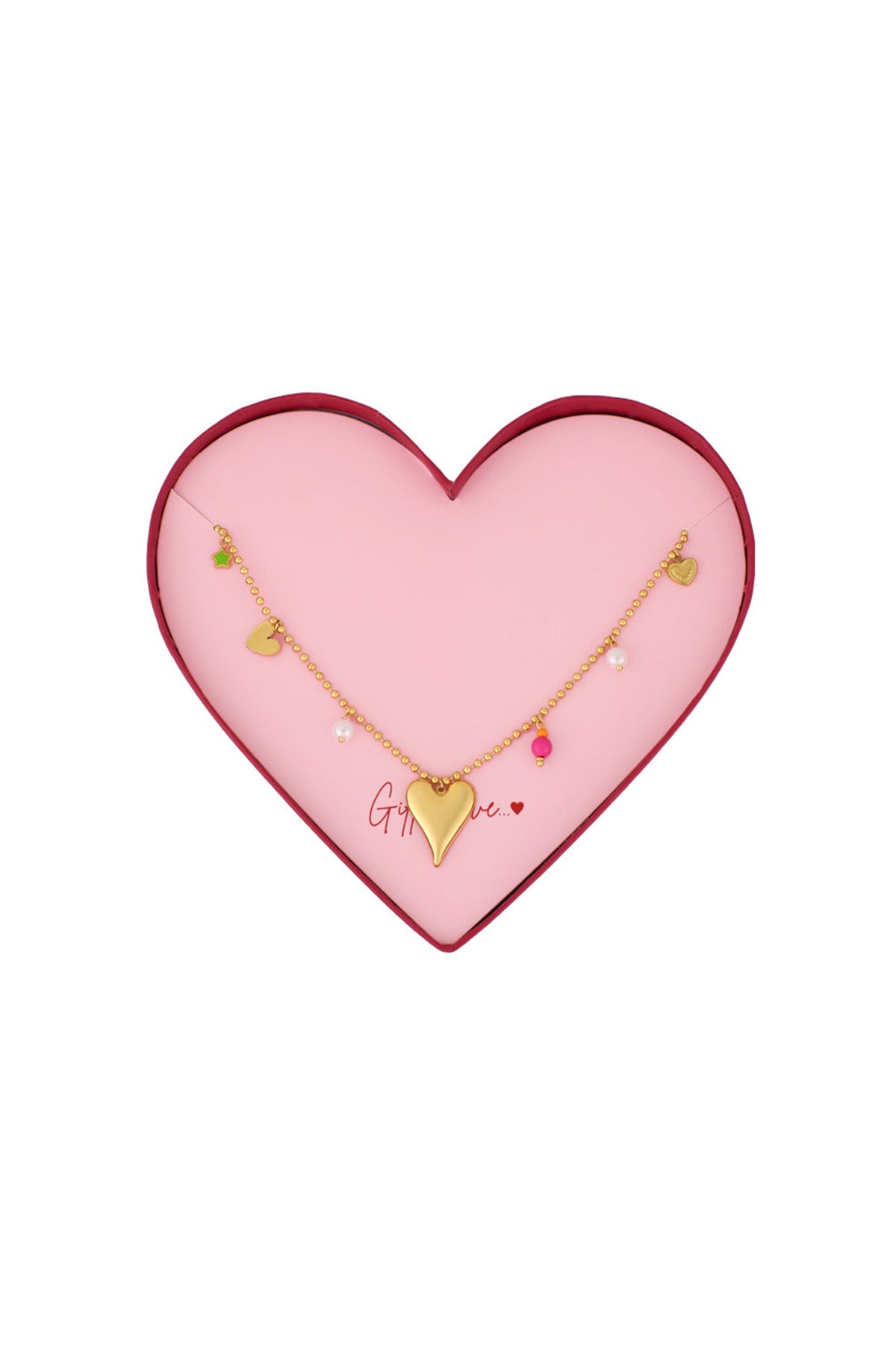 gift of love stainless steel necklace