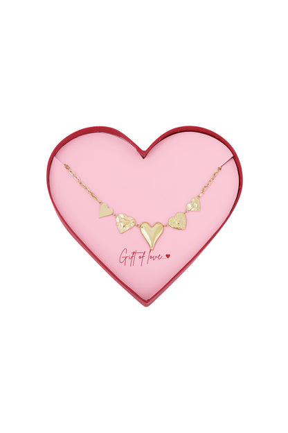 gift of love stainless steel love necklace