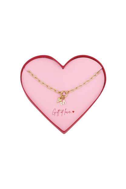 gift of love stainless steel necklace m