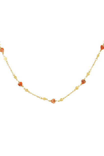 embrace the love necklace - green and