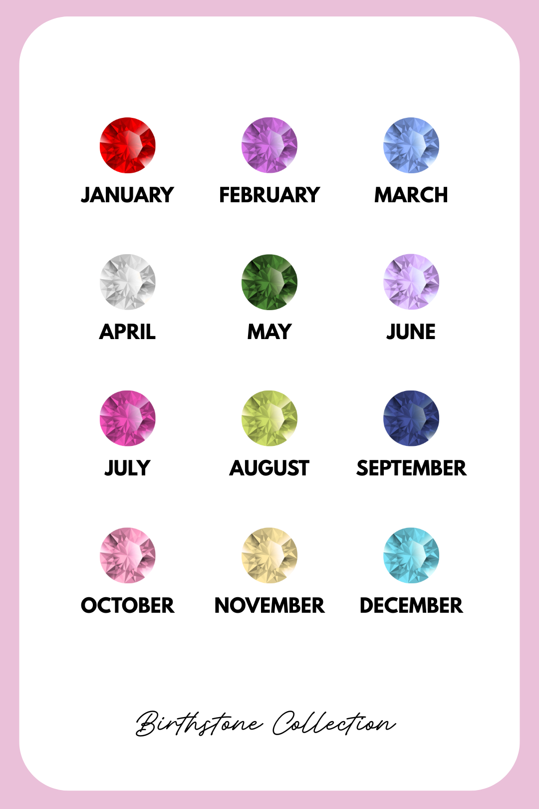 Birthstone earring