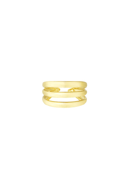 vintage three-layer ring