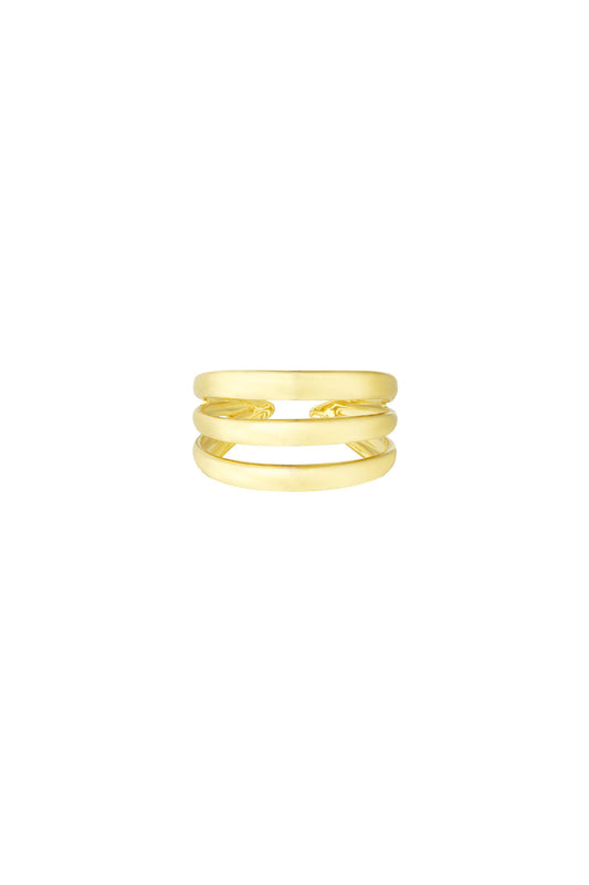 vintage three-layer ring