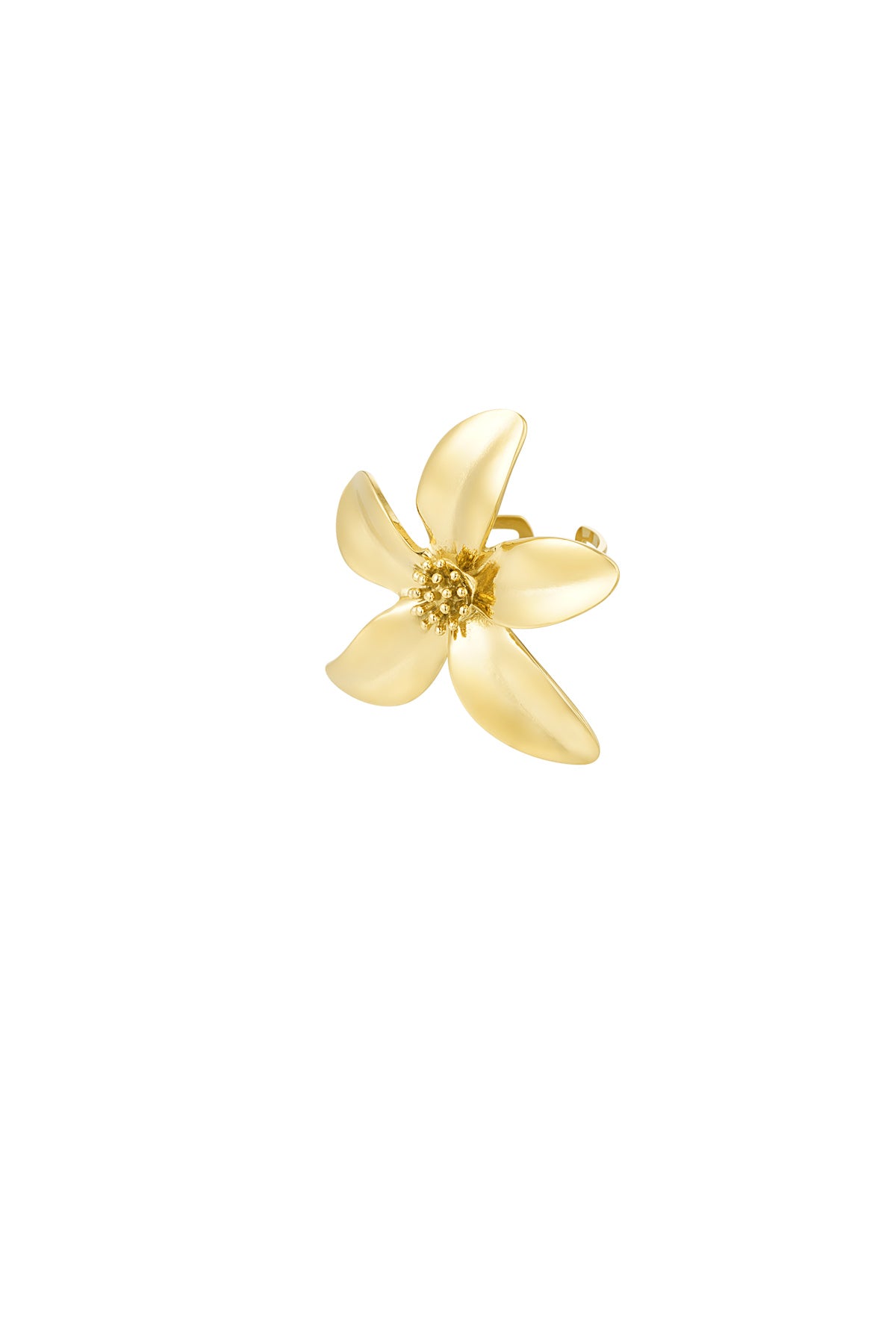 Floral Girl ring - Silver Color color