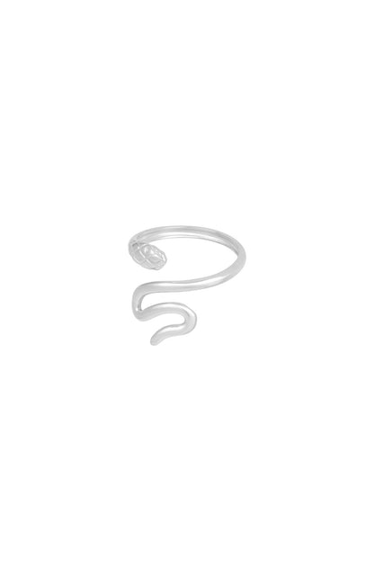 Ring dazzle snake - Silver Color color