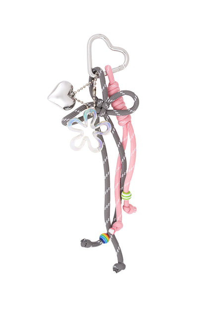 Happy pride pendant - Orange pink