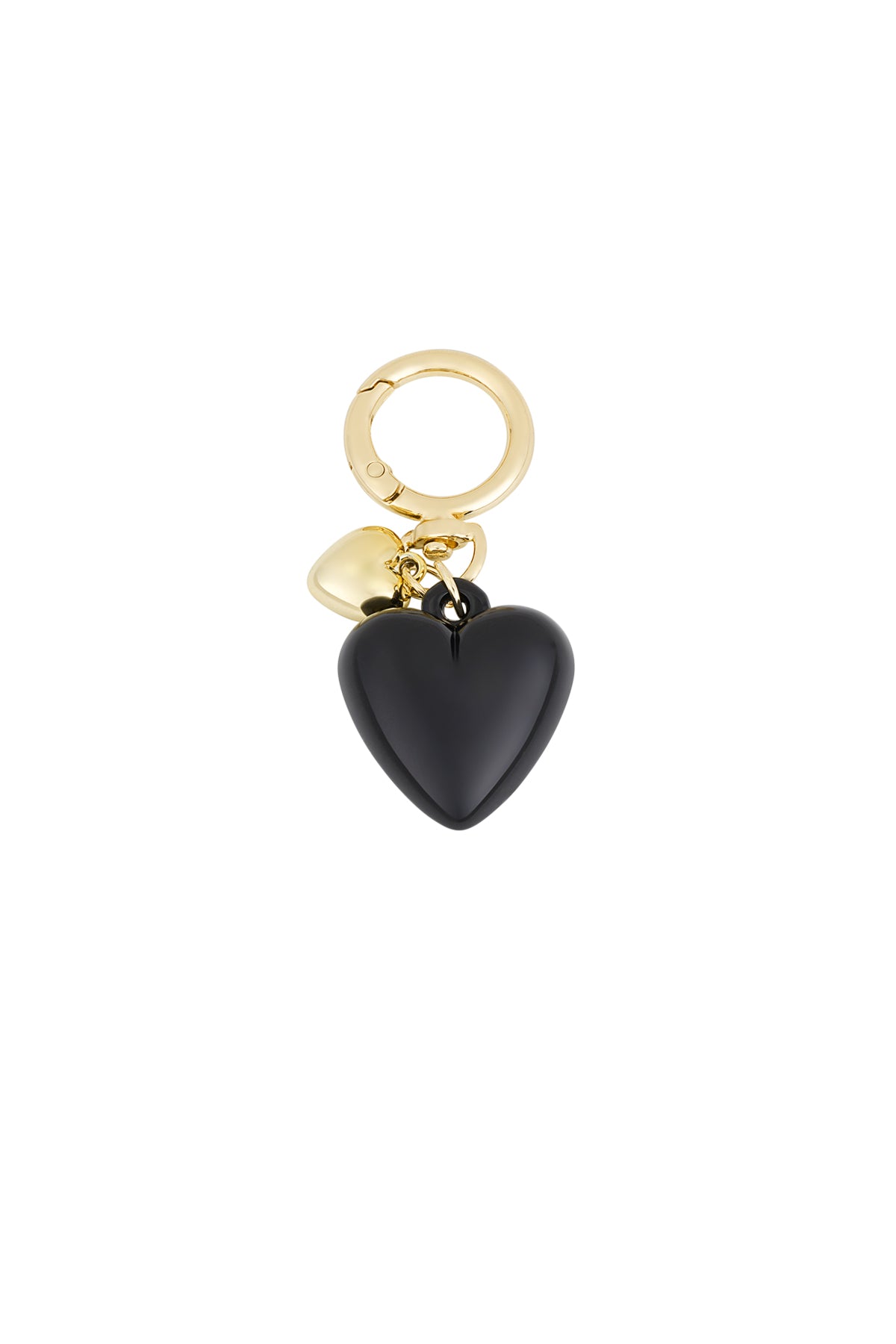 Double heart pendant