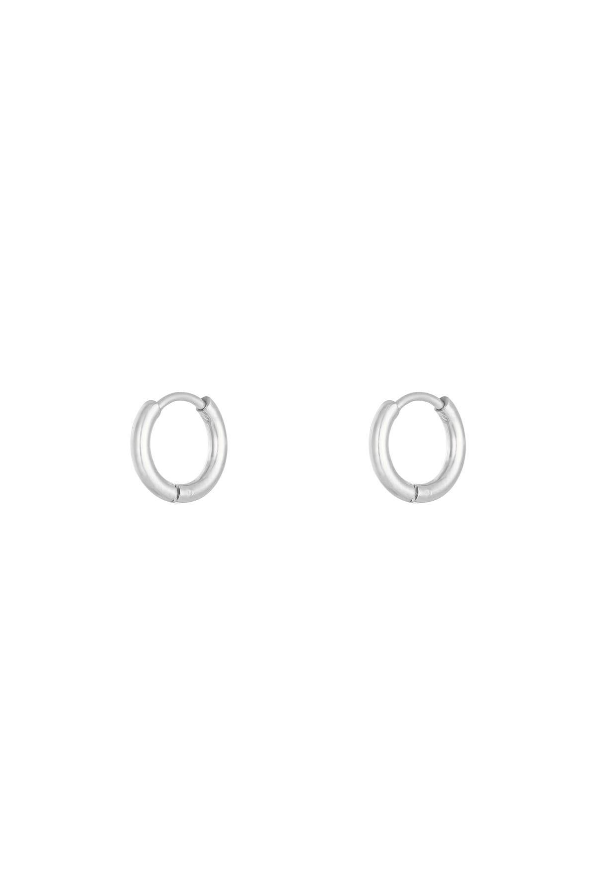 Little Hoops Earrings 1.2cm Stainless Steel