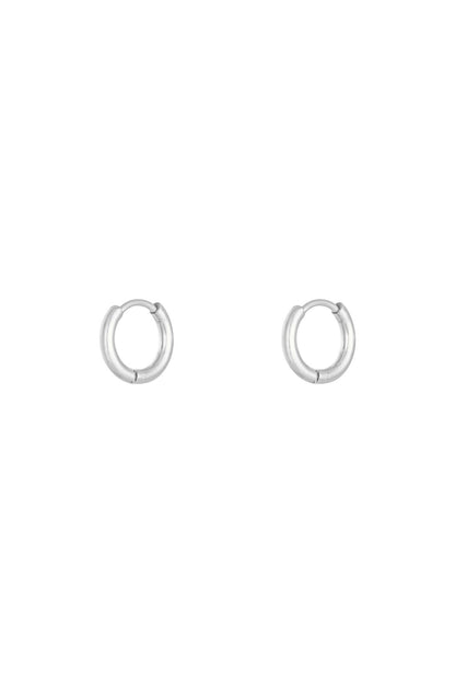 Little Hoops Earrings 1.2cm Stainless Steel