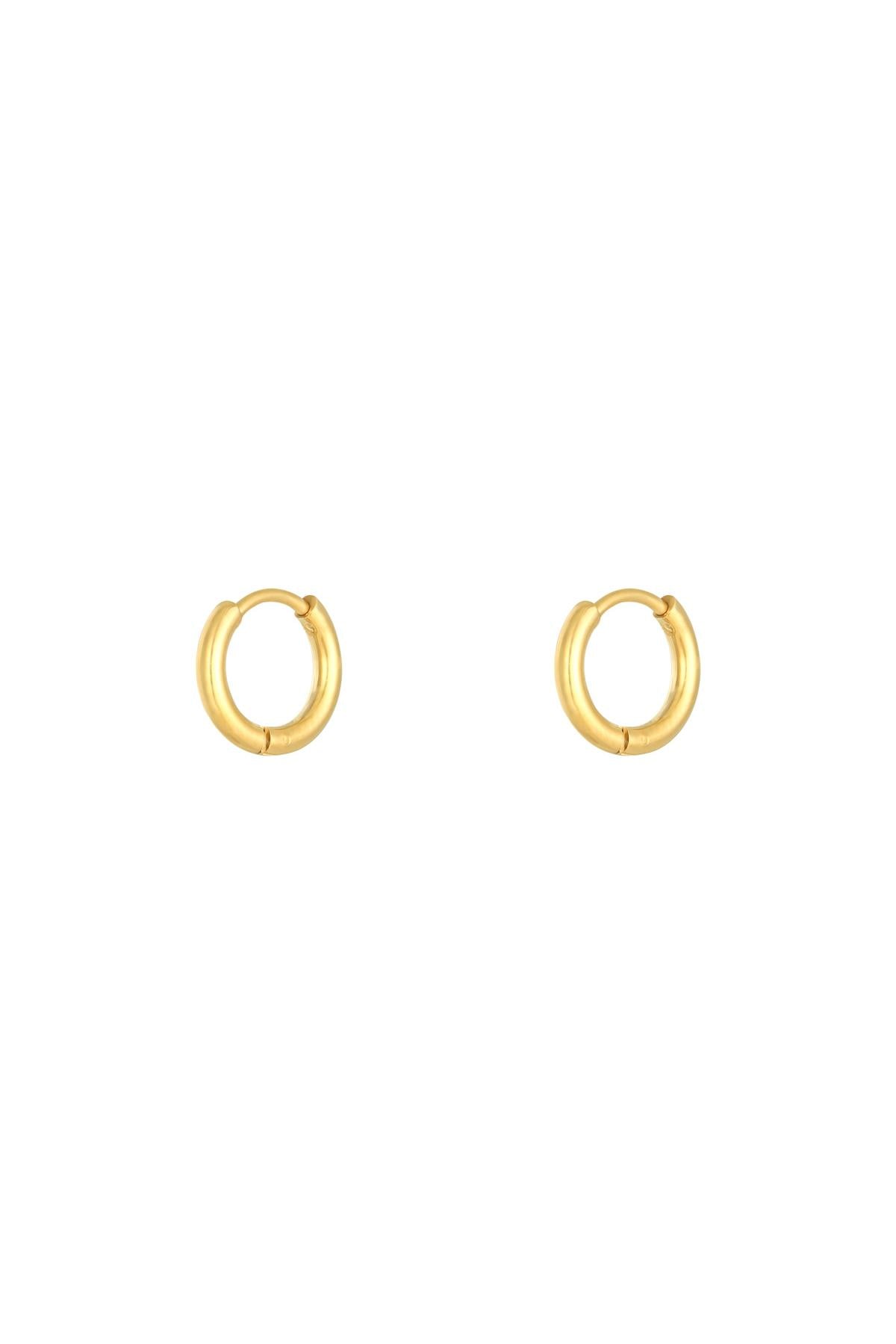 Little Hoops Earrings 1.2cm Stainless Steel