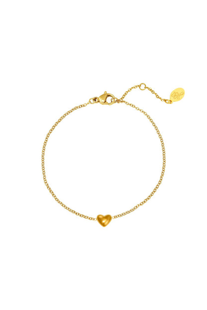 Bracelet Always in my Heart Silver Color Stainless Steel