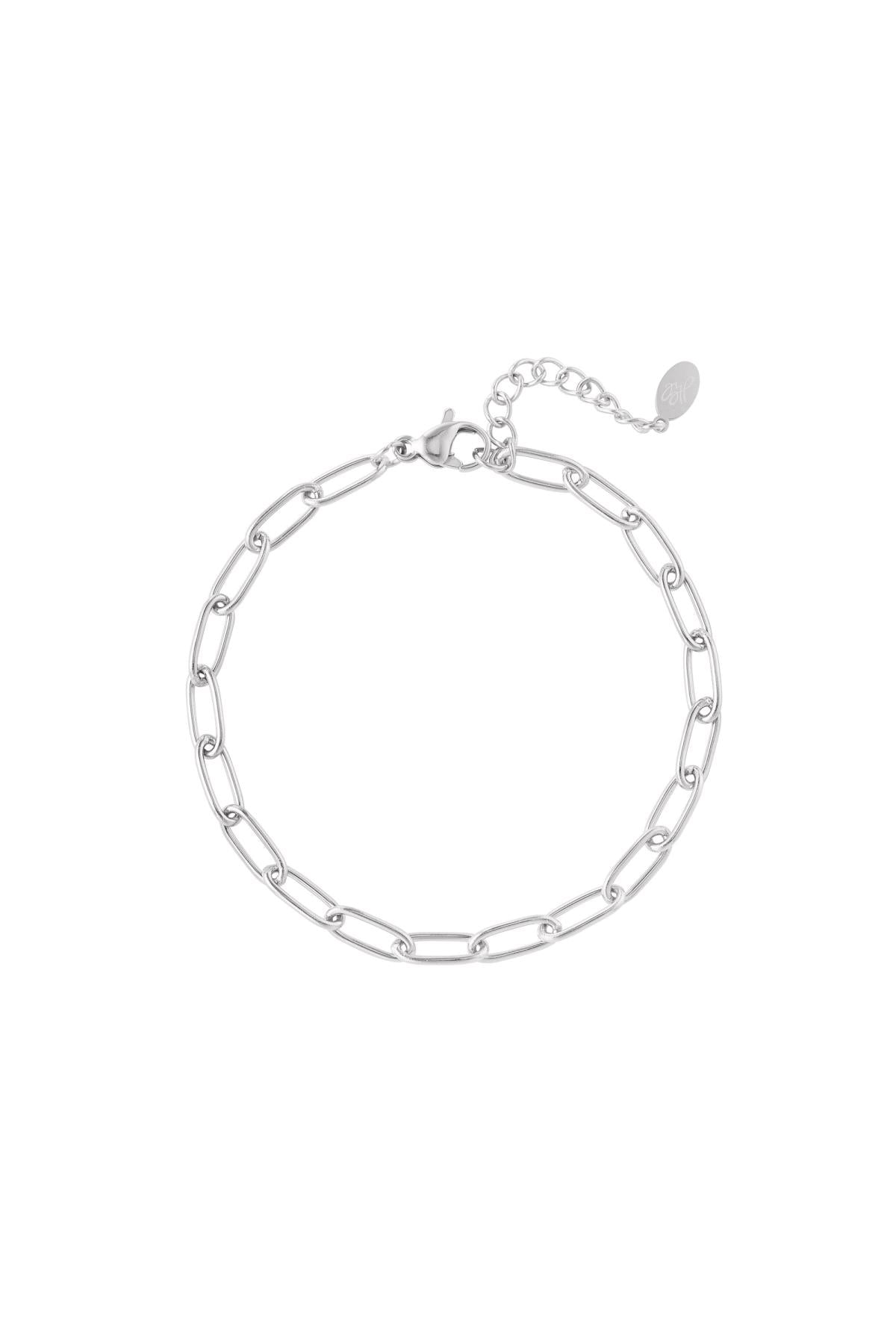 Link bracelet basic Gold Color Stainless Steel