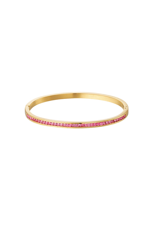 Slave bracelet thin stones