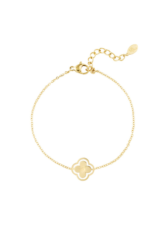 bracelet double clover