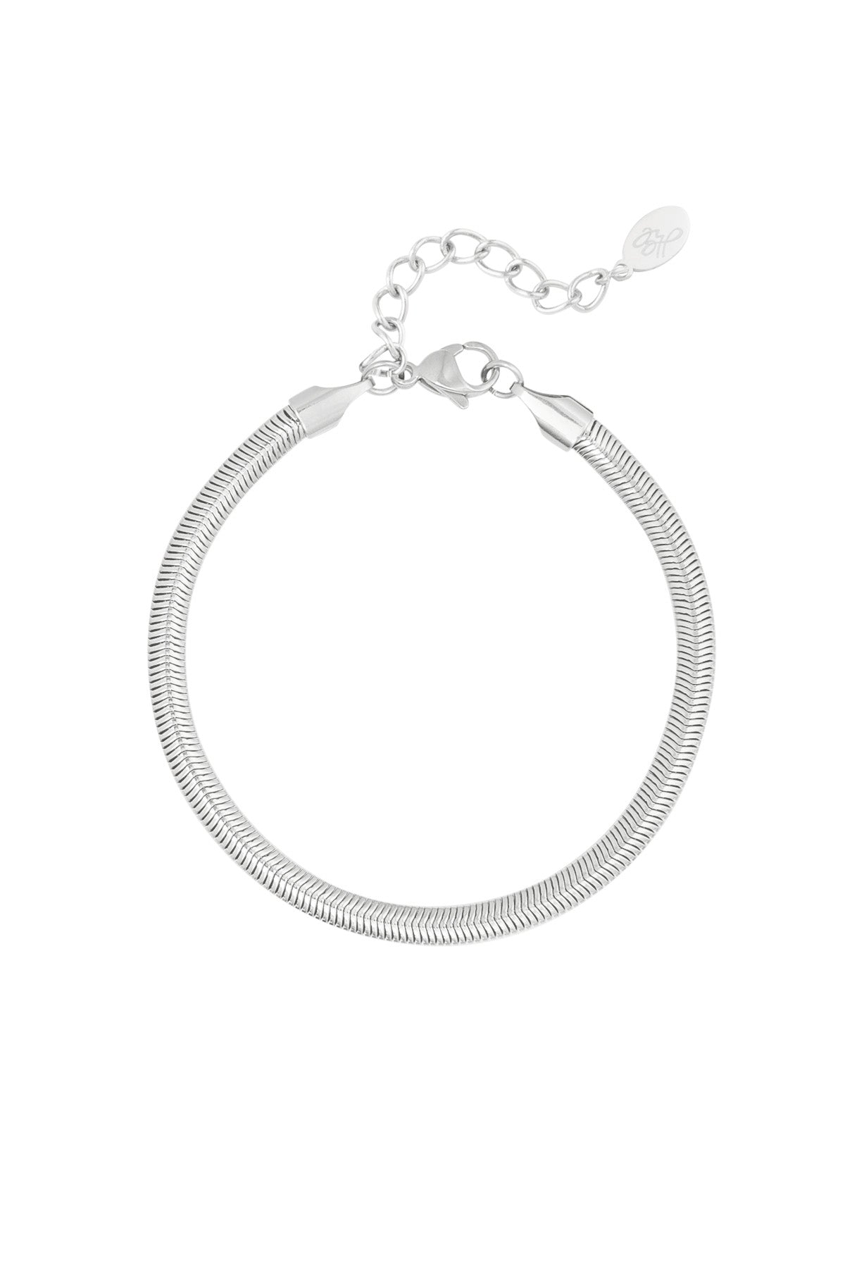 Bracelet flat herringbone narrow - 4.0MM