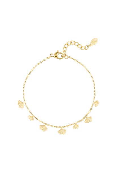 Classic bracelet with shell charms - Silver Color color