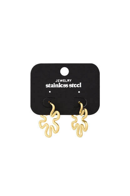 hippie flower earrings