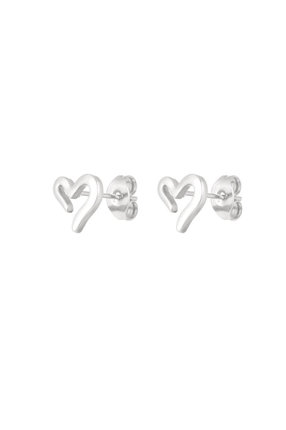 Earrings open your heart