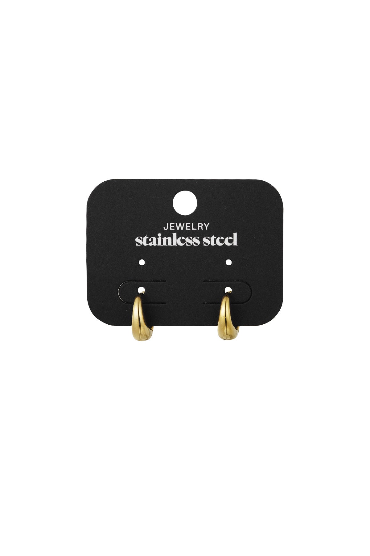 medium basic hoop earrings