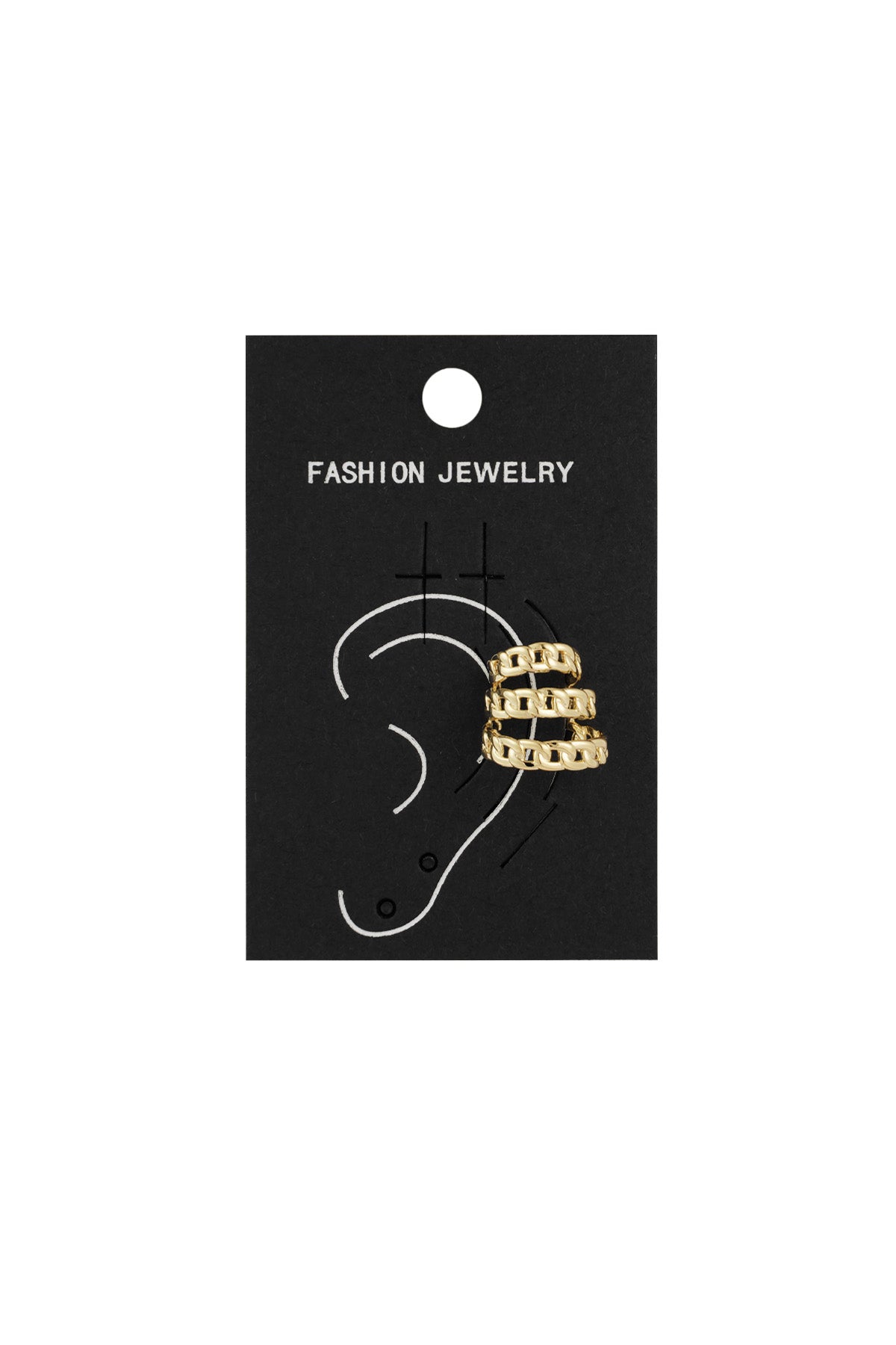 earcuff layered chain