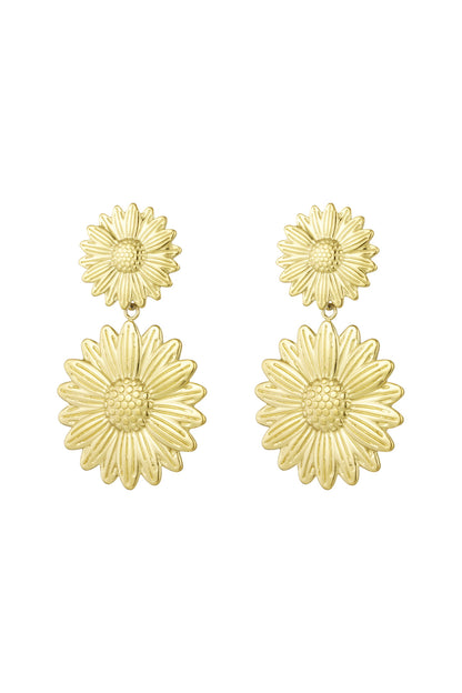 happy sunflower earrings