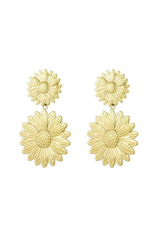 happy sunflower earrings
