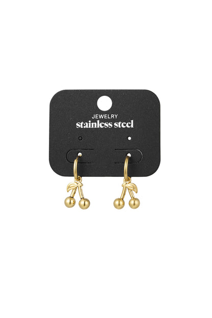 cherry on top earrings