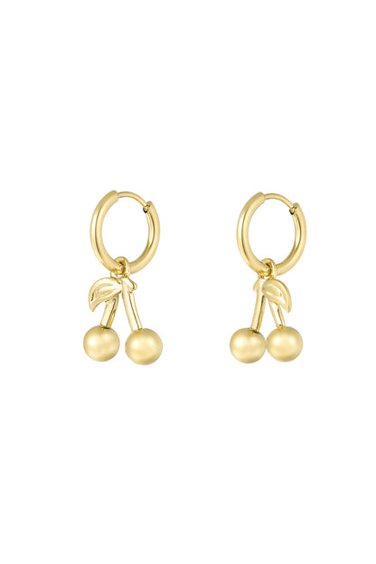 cherry on top earrings