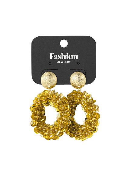 sequin spark earrings