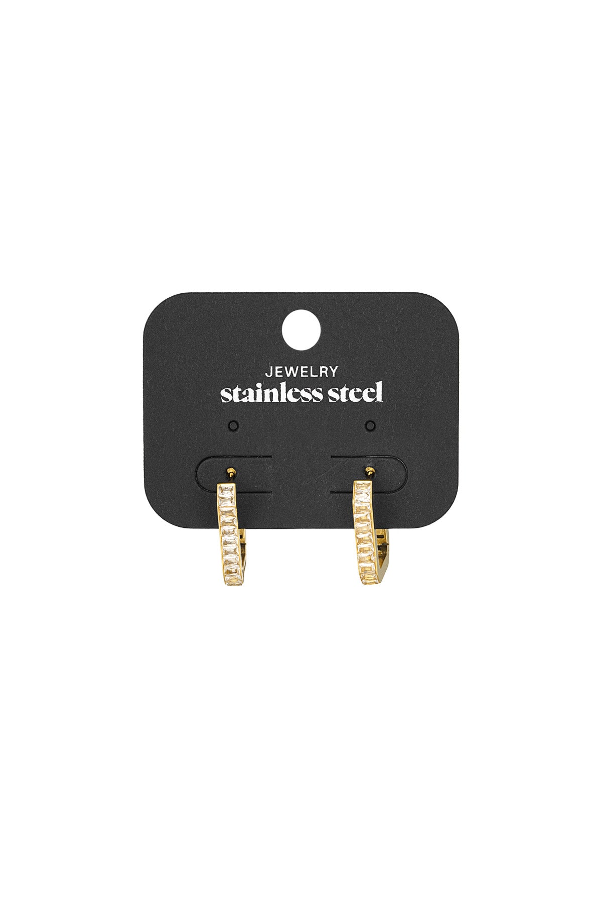 rectangular diamond earrings