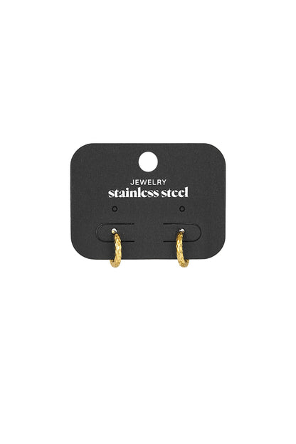 etched detail earrings