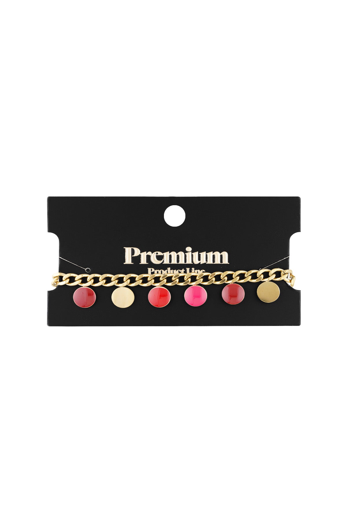 bracelet red coin