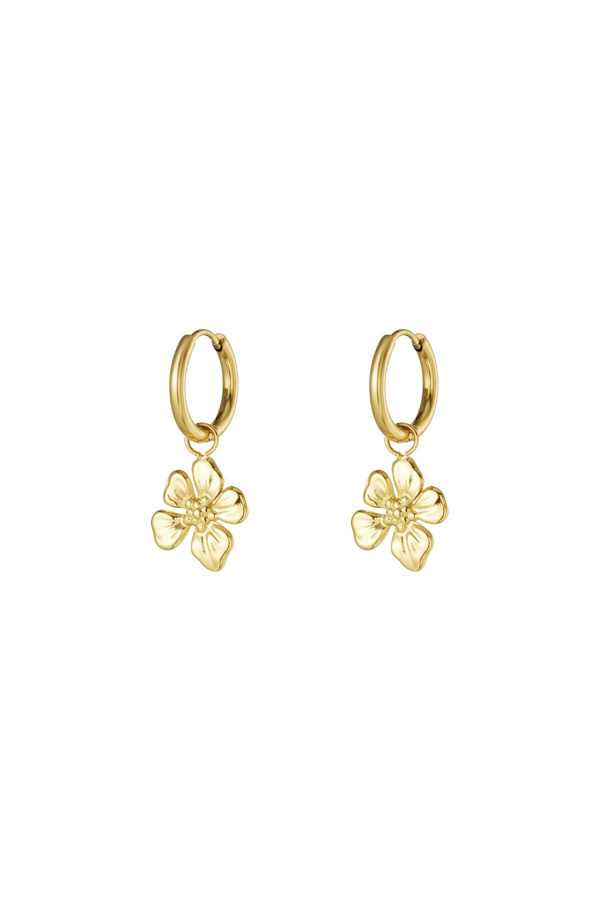 tropical flower earrings