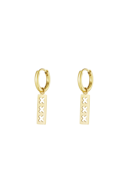 trio x earrings